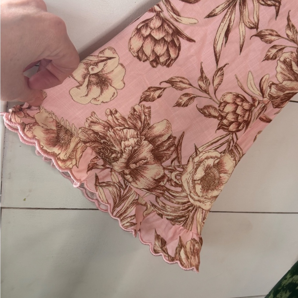 Aguabendita X Target Romantic Floral Print Flare Long Sleeve Romper Size Small - Picture 4 of 10